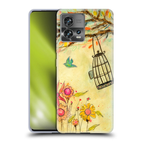 Wyanne Birds Free To Be Soft Gel Case for Motorola Moto Edge 30 Fusion