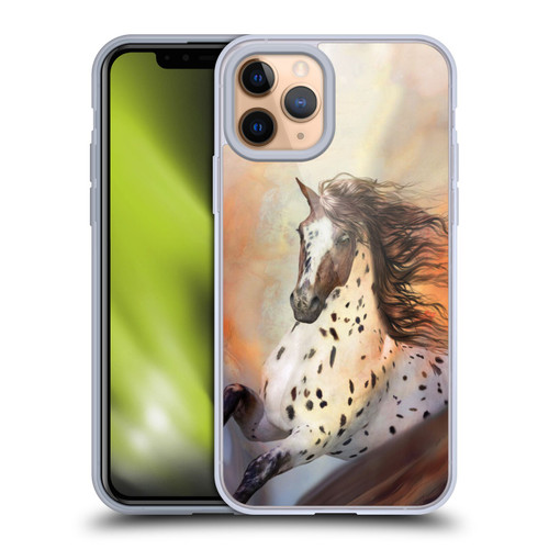 Simone Gatterwe Horses Wild 2 Soft Gel Case for Apple iPhone 11 Pro