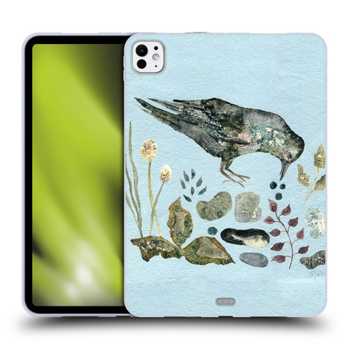 Wyanne Birds Fallen Blueberries Soft Gel Case for Apple iPad Pro 11 M4 2024