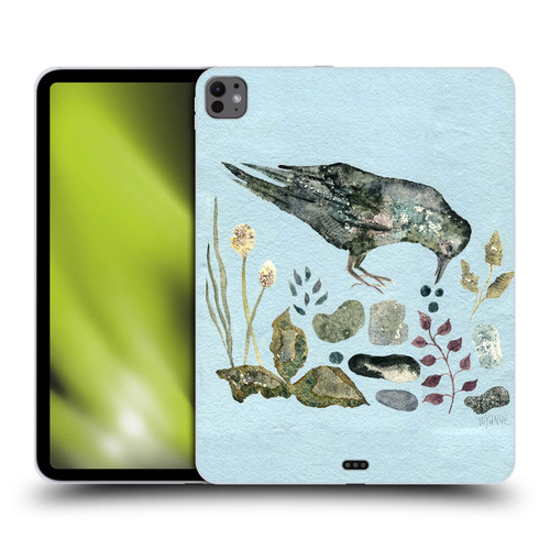 Wyanne Birds Fallen Blueberries Soft Gel Case for Apple iPad Pro 13 M4 2024