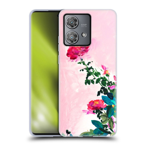 Mai Autumn Floral Garden Rose Soft Gel Case for Motorola Edge 40 Neo 5G