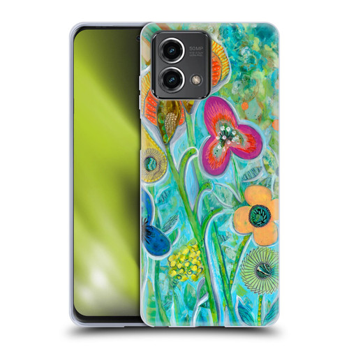 Wyanne Nature Garden Wildflowers Soft Gel Case for Motorola Moto G Stylus 5G 2023