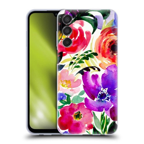 Mai Autumn Floral Garden Bloom Soft Gel Case for Samsung Galaxy M15/F15 5G
