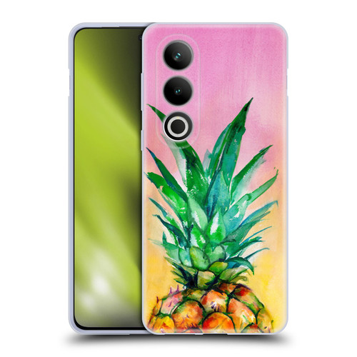 Mai Autumn Paintings Ombre Pineapple Soft Gel Case for OPPO OnePlus Ace 3V 5G
