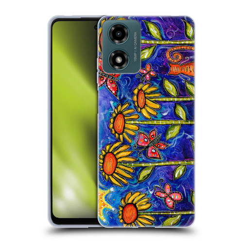 Wyanne Nature 2 Sundown Sunflowers Soft Gel Case for Motorola Moto G04/G04s/G24 4G