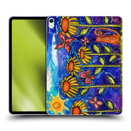 Wyanne Nature 2 Sundown Sunflowers Soft Gel Case for Apple iPad Air 13 2024