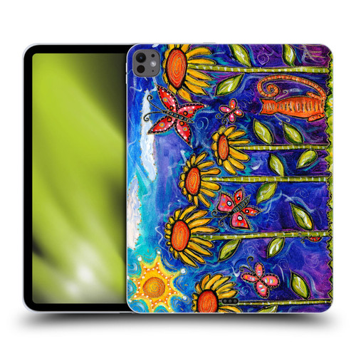 Wyanne Nature 2 Sundown Sunflowers Soft Gel Case for Apple iPad Pro 13 M4 2024