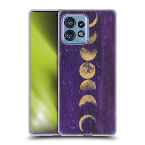Mai Autumn Space And Sky Moon Phases Soft Gel Case for Motorola Moto Edge 40 Pro