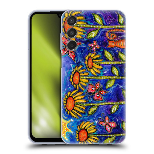 Wyanne Nature 2 Sundown Sunflowers Soft Gel Case for Samsung Galaxy M15/F15 5G