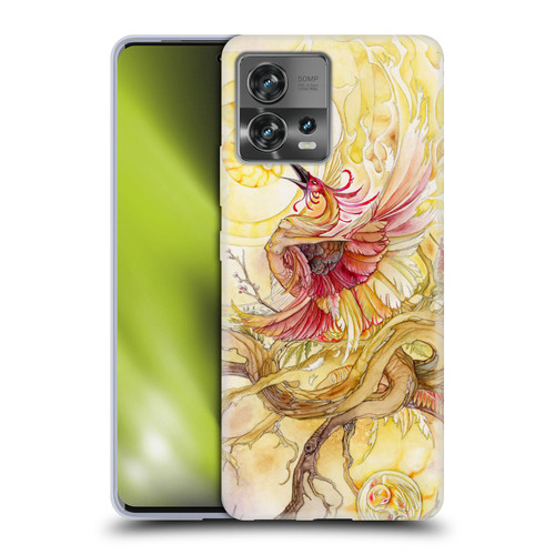 Stephanie Law Art Phoenix Soft Gel Case for Motorola Moto Edge 30 Fusion