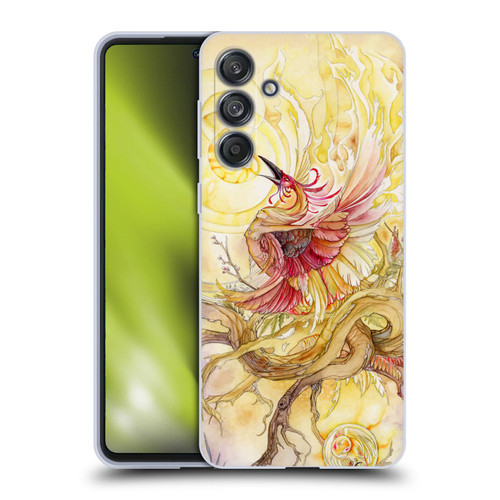 Stephanie Law Art Phoenix Soft Gel Case for Samsung Galaxy M55 5G