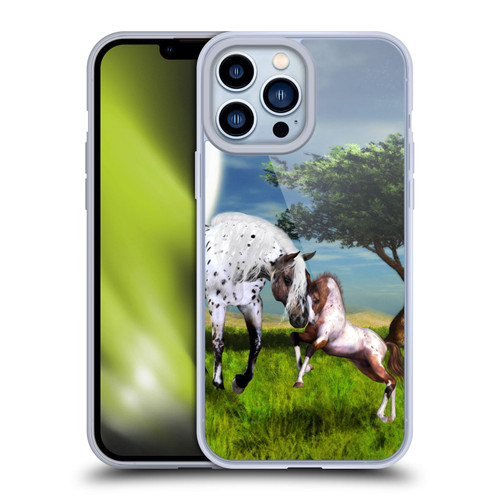 Simone Gatterwe Horses Love Forever Soft Gel Case for Apple iPhone 13 Pro Max