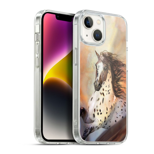 Simone Gatterwe Horses Wild 2 Soft Gel Case for Apple iPhone 14