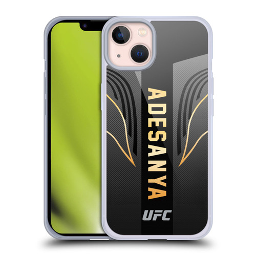 UFC Israel Adesanya Fighter Kit Soft Gel Case for Apple iPhone 13