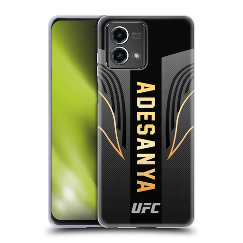 UFC Israel Adesanya Fighter Kit Soft Gel Case for Motorola Moto G Stylus 5G 2023