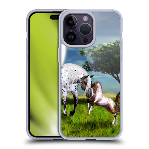 Simone Gatterwe Horses Love Forever Soft Gel Case for Apple iPhone 14 Pro Max