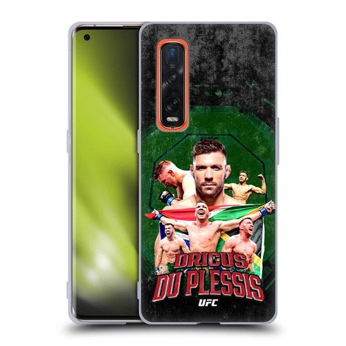UFC Dricus Du Plessis Graphics Soft Gel Case for OPPO Find X2 Pro 5G