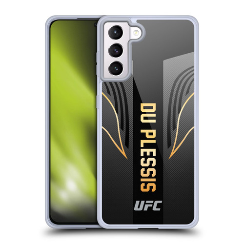 UFC Dricus Du Plessis Fighter Kit Soft Gel Case for Samsung Galaxy S21+ 5G