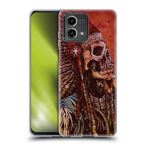 David Lozeau Colourful Grunge Native American Soft Gel Case for Motorola Moto G Stylus 5G 2023