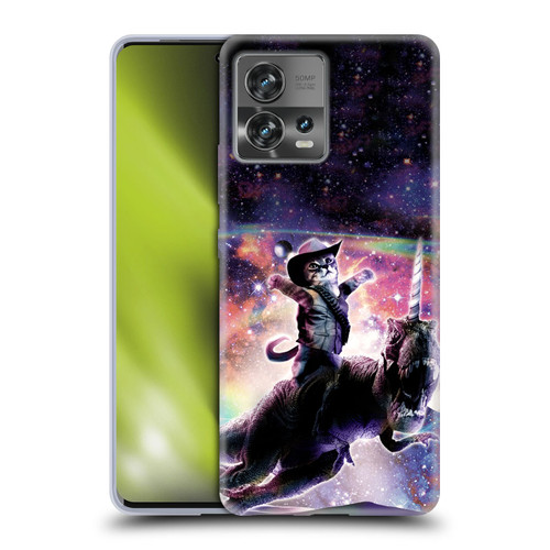 Random Galaxy Space Cat Dinosaur Unicorn Soft Gel Case for Motorola Moto Edge 30 Fusion