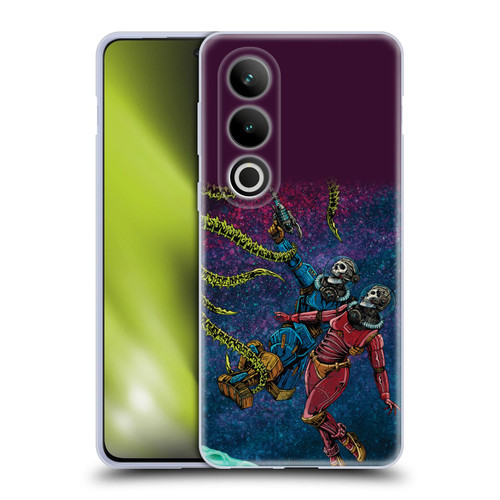 David Lozeau Colourful Grunge Astronaut Space Couple Love Soft Gel Case for OPPO OnePlus Ace 3V 5G