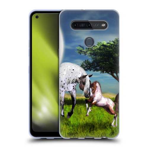 Simone Gatterwe Horses Love Forever Soft Gel Case for LG K51S