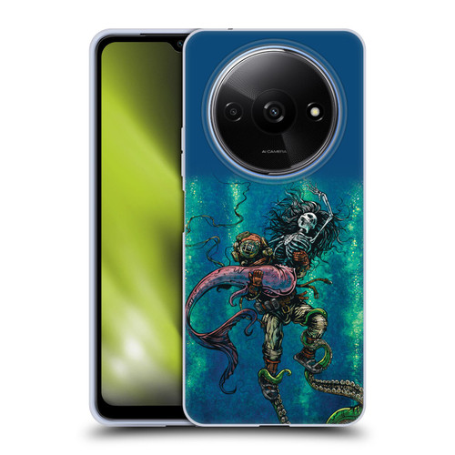 David Lozeau Colourful Grunge Diver And Mermaid Soft Gel Case for Xiaomi Redmi A3