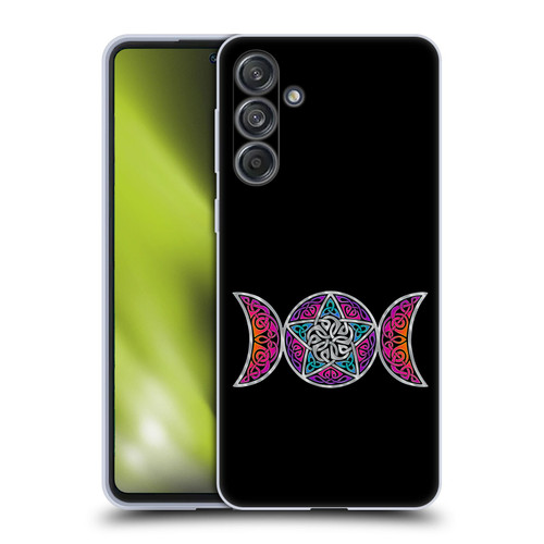 Beth Wilson Celtic Knot Stars Pagan Triple Moon Soft Gel Case for Samsung Galaxy M55 5G