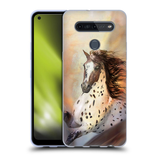 Simone Gatterwe Horses Wild 2 Soft Gel Case for LG K51S