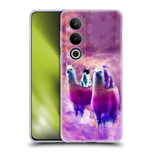 Random Galaxy Space Llama Kitty & Cat Soft Gel Case for OPPO OnePlus Ace 3V 5G