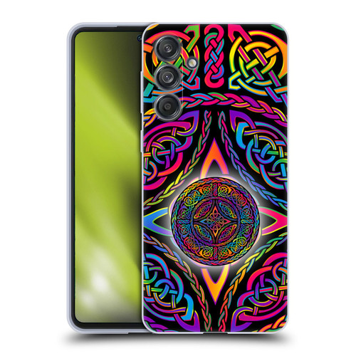 Beth Wilson Rainbow Celtic Knots Shield Soft Gel Case for Samsung Galaxy M55 5G
