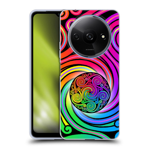 Beth Wilson Rainbow Celtic Knots Spirals Soft Gel Case for Xiaomi Redmi A3