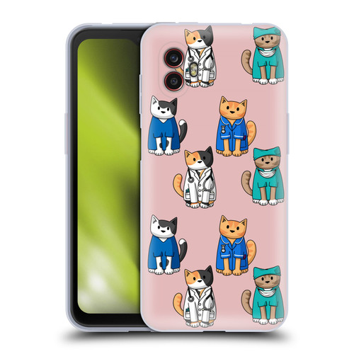 Beth Wilson Doodle Cats 2 Professionals Soft Gel Case for Samsung Galaxy Xcover6 Pro/Pro2