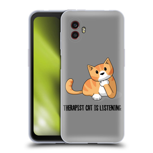 Beth Wilson Doodle Cats 2 Therapist Soft Gel Case for Samsung Galaxy Xcover6 Pro/Pro2