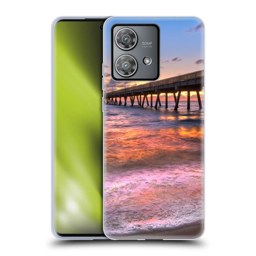 Celebrate Life Gallery Beaches Lace Soft Gel Case for Motorola Edge 40 Neo 5G