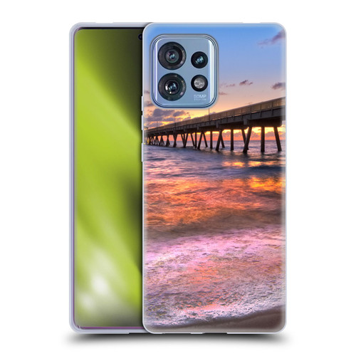 Celebrate Life Gallery Beaches Lace Soft Gel Case for Motorola Moto Edge 40 Pro