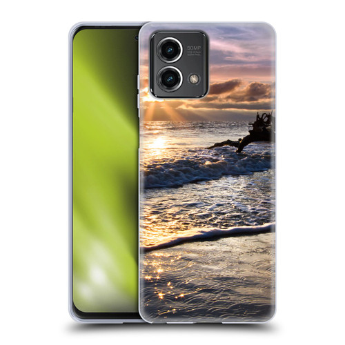 Celebrate Life Gallery Beaches Sparkly Water At Driftwood Soft Gel Case for Motorola Moto G Stylus 5G 2023