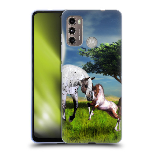 Simone Gatterwe Horses Love Forever Soft Gel Case for Motorola Moto G60 / Moto G40 Fusion