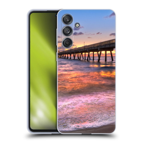 Celebrate Life Gallery Beaches Lace Soft Gel Case for Samsung Galaxy M55 5G