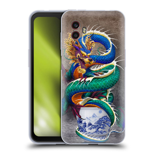 Stanley Morrison Dragons Asian Sake Drink Soft Gel Case for Samsung Galaxy Xcover6 Pro/Pro2