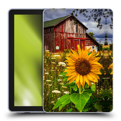 Celebrate Life Gallery Florals Barn Meadow Flowers Soft Gel Case for Amazon Fire HD 10 / Plus 2021