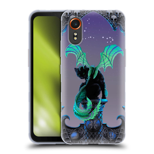 Stanley Morrison Dragons 2 Gothic Winged Cat Soft Gel Case for Samsung Galaxy Xcover7 5G