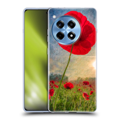 Celebrate Life Gallery Florals Red Flower Soft Gel Case for OPPO OnePlus Ace 3 5G
