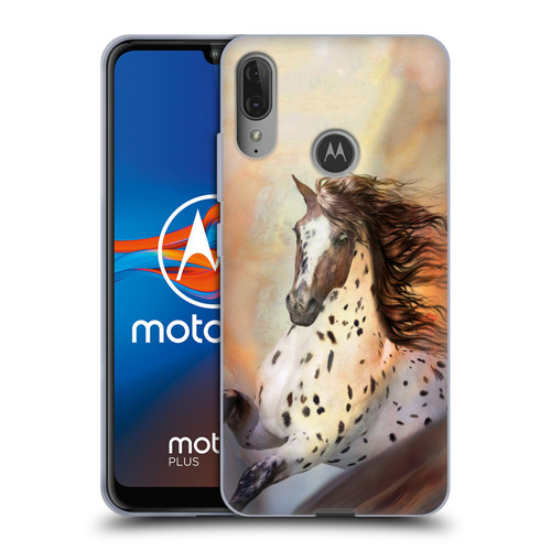 Simone Gatterwe Horses Wild 2 Soft Gel Case for Motorola Moto E6 Plus