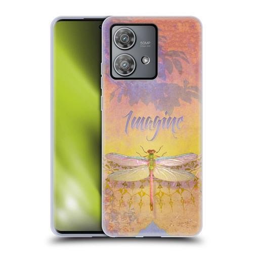 Duirwaigh Insects Dragonfly 2 Soft Gel Case for Motorola Edge 40 Neo 5G