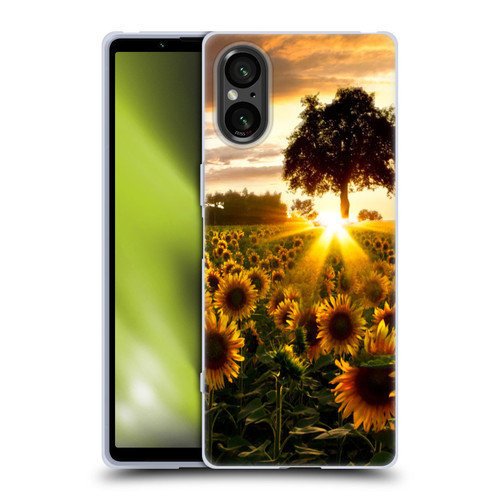 Celebrate Life Gallery Florals Fields Of Gold Soft Gel Case for Sony Xperia 5 V 5G