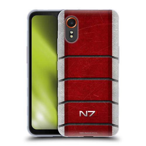 EA Bioware Mass Effect Graphics N7 Logo Armor Soft Gel Case for Samsung Galaxy Xcover7 5G