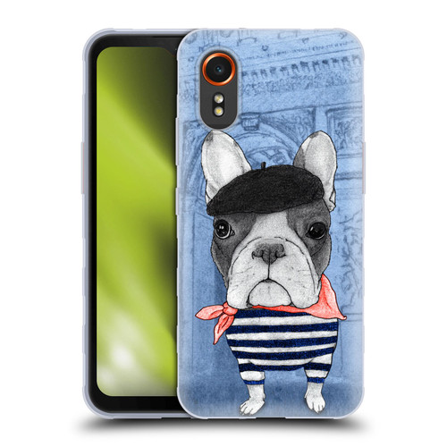Barruf Dogs French Bulldog Soft Gel Case for Samsung Galaxy Xcover7 5G