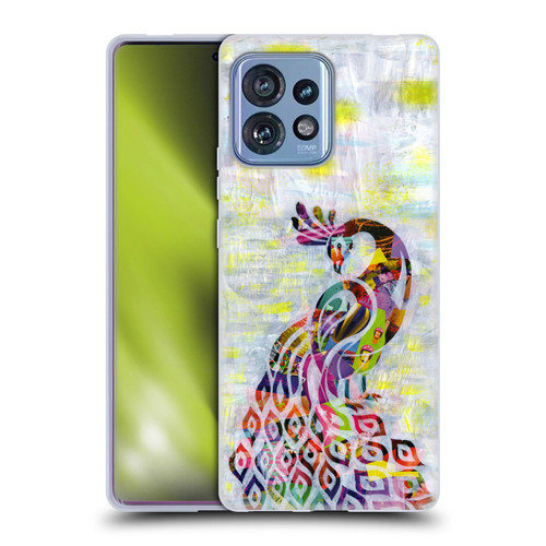 Artpoptart Animals Peacock Soft Gel Case for Motorola Moto Edge 40 Pro