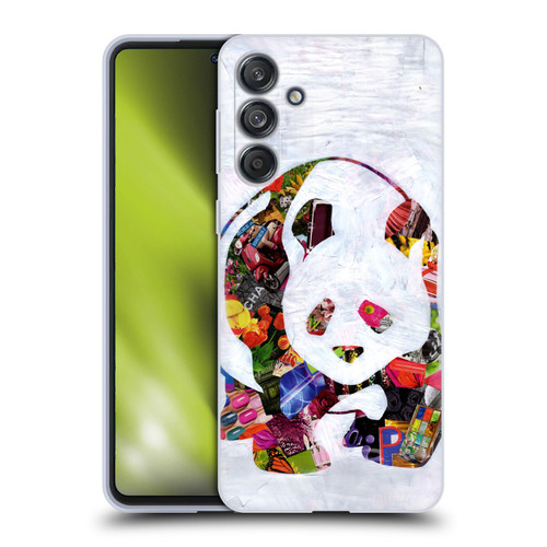Artpoptart Animals Panda Soft Gel Case for Samsung Galaxy M55 5G
